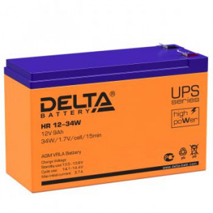 Аккумуляторная батарея для ИБП Delta HR 12-34 W 12В 9 Ач