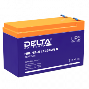 Аккумуляторная батарея для ИБП Delta HRL 12-9 (1234W) X 12В 9 Ач