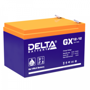 Аккумуляторная батарея для ИБП гелевый Delta GX 12-12 12В 12 Ач