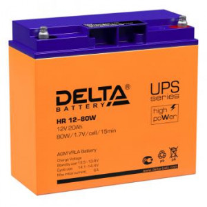 Аккумуляторная батарея для ИБП Delta HR 12-80 W 12В 20 Ач