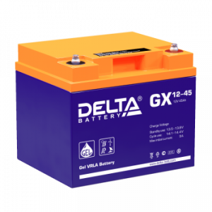 Аккумуляторная батарея для ИБП гелевый Delta GX 12-45 12В 45 Ач