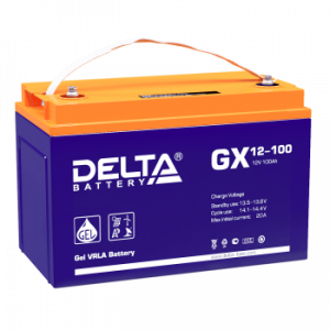 Аккумуляторная батарея для ИБП гелевый Delta GX 12-100 12В 100 Ач