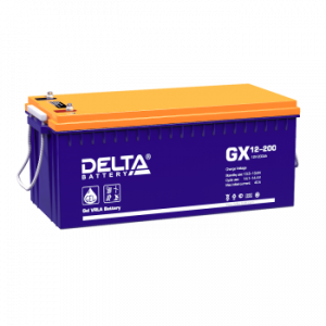 Аккумуляторная батарея для ИБП гелевый Delta GX 12-200 12В 200 Ач
