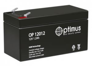 Аккумуляторная батарея для ОПС Optimus OP 12012 12В 1.2 Ач