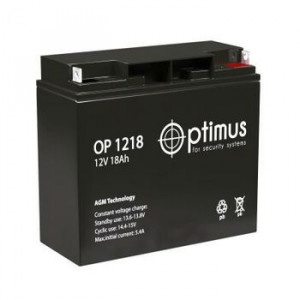 Аккумуляторная батарея для ОПС Optimus OP 1218 12В 18 Ач