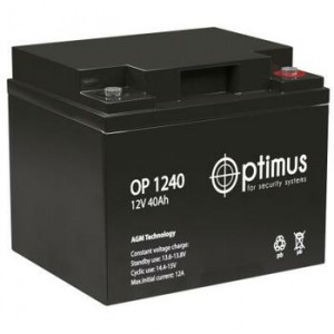 Аккумуляторная батарея для ОПС Optimus OP 1240 12В 40 Ач