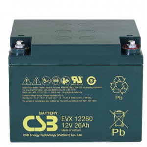 Аккумуляторная батарея общего применения CSB EVX12260 CSB 12В 26 Ач