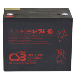 Аккумуляторная батарея общего применения CSB GPL12800 CSB 12В 80 Ач
