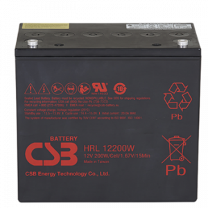 Аккумуляторная батарея общего применения CSB HRL12200W FR CSB 12В 52 Ач