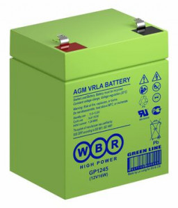 Аккумуляторная батарея общего применения WBR WBR GP1245 (12V16W) 12В 4.5 Ач
