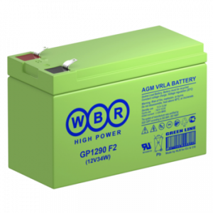 Аккумуляторная батарея общего применения WBR GP1290 F2 WBR 12В 9 Ач