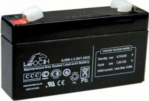 Аккумуляторная батарея общего применения Leoch DJW6-1,3 6В 1.3 Ач