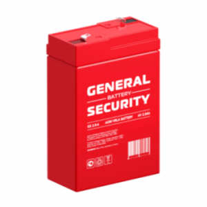 Аккумуляторная батарея для ОПС General Security GS2.8-6 6В 2.8 Ач