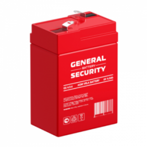 Аккумуляторная батарея для ОПС General Security GS4.5-6 6В 4.5 Ач