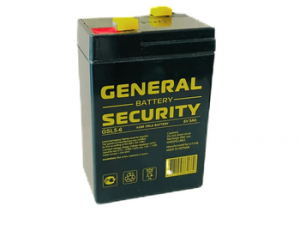 Аккумуляторная батарея общего применения General Security GSL5-6 6В 5 Ач