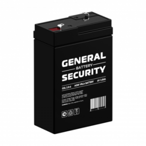 Аккумуляторная батарея общего применения General Security GSL2.8-6 6В 2.8 Ач