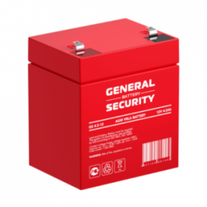 Аккумуляторная батарея для ОПС General Security GS4.5-12 12В 4.5 Ач