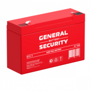 Аккумуляторная батарея для ОПС General Security GS12-6 6В 12 Ач