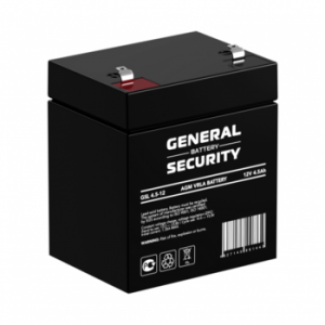 Аккумуляторная батарея общего применения General Security GSL4.5-12 12В 4.5 Ач
