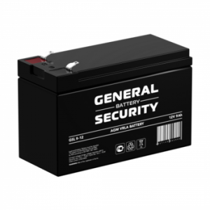 Аккумуляторная батарея общего применения General Security GSL9-12 12В 9 Ач