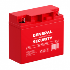 Аккумуляторная батарея для ОПС General Security GS18-12 12В 18 Ач