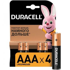 Батарейки AAA/LR03 Duracell Б0014046, Б0026813 блист.4шт