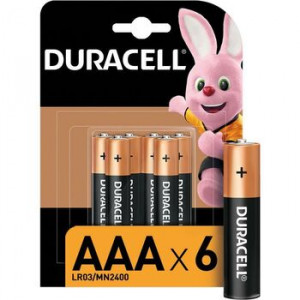 Батарейки AAA/LR03 Duracell Б0014858 блист.6шт