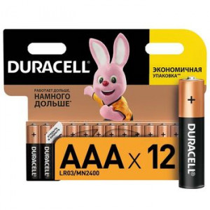 Батарейки AAA/LR03 Duracell Б0014520 блист.12шт