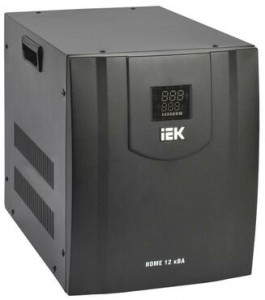 IEK IVS20-1-12000 Стабилизатор напряжения HOME СНР1-0-12кВА электрон. переносной
