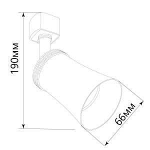 Светильник Feron AL160 трековый однофазный на шинопровод под лампу GU10, белый Артикул 41368