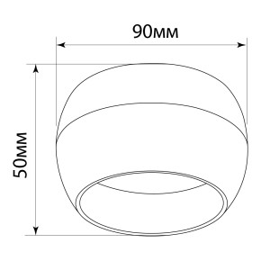 Светильник потолочный Feron HL356 12W, 230V, GX53, белый 41509