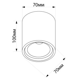 Светильник потолочный Feron ML174 MR16 GU10 35W 230V, черный 32631