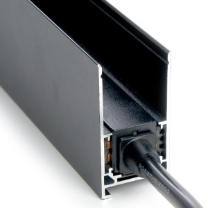 Соединитель-коннектор для низковольтного шинопровода, черный, LD3003 Артикул 41973