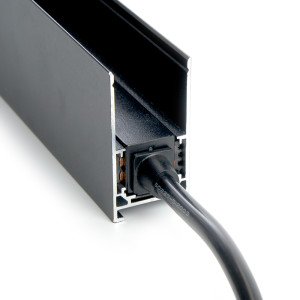 Соединитель-коннектор для низковольтного шинопровода, черный, LD3002 Артикул 41971
