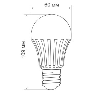 Светильник аккумуляторный, 5W Е27 AC/DC (литий-ионная батарея), белый, EL116 артикул 12984