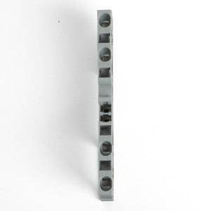Зажим пружинный, 4-проводной проходной ЗНИ - 2,5 (JXB ST 2,5), серый STEKKER 39965