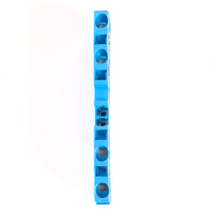 Зажим пружинный, 4-проводной проходной ЗНИ - 4.0 (JXB ST 4), синий STEKKER 39972