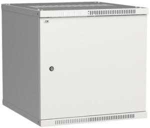Шкаф настенный LINEA WE 9U 600х450мм дверь металл серый ITK LWE3-09U64-MF