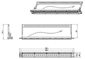 Hyperline PPBL6-19-24-RM Модульная патч-панель 19