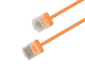 Hyperline PC-LPU-UTP-RJ45-RJ45-C6-3M-LSZH-OR Патч-корд U/UTP, категория 6 (100% Fluke Component Tested), 32AWG, LSZH, 3 м, оранжевый