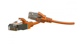 Hyperline PC-LPT-SFTP-RJ45-RJ45-C6-1.5M-LSZH-OR Патч-корд S/FTP, экранированный, категория 6 (100% Fluke Component Tested), 28AWG, LSZH, 1.5 м, оранжевый