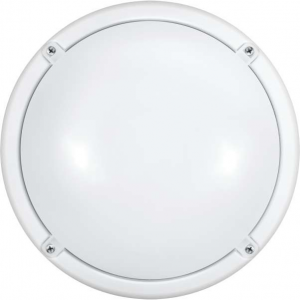 Светильник светодиодный 71 623 OBL-R1-12-4K-WH-IP65-LED-SNRV 12Вт 4000К IP65 с оптико-акустич. датчиком ОНЛАЙТ 71623