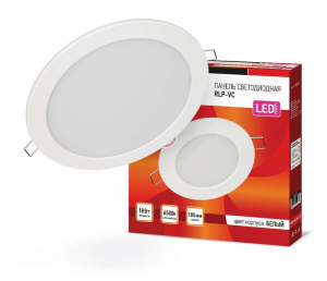 Светильник светодиодный RLP-VC 18Вт 230В 6500К 1440лм 185мм бел. (Аналог Downlight) IP40 IN HOME 4690612024547