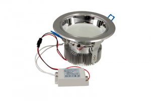 Светильник светодиодный Downlight, встраиваемый, мощность 10W, 132 SMD 3528 светодиода, напряжение 220V, размер 150* 90 (d=140mm ), IP23, цвет светодиодов нейтральный белый (4500-5000 К)