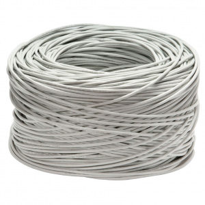 Cabeus UTP-1P-Cat.5e-SOLID-LSZH-GY Кабель витая пара UTP, категория 5e, 1 пара 24 AWG, одножильный solid, LSZH нгА-HF, серый, отрезками, 