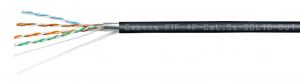 Витая пара F/UTP кат. 5е Cabeus FTP-4P-Cat.5e-SOLID-OUT-PE-UV-100 4 пары черная