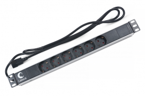 Блок евророзеток для 19 шкафов 10А Cabeus PDU-6P-2IEC 6 розеток