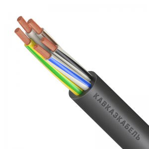Силовой кабель КГВВнгА-LS 5х4 Кавказкабель 060160702 черный