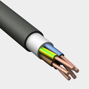 Силовой кабель ППГнгА-HF 5х4 Конкорд 4677 черный