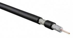 Коаксиальный кабель Hyperline COAX-RG6-CU-100